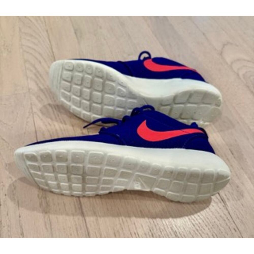 Nike Roche One Blue with Orange Swoosh, Size 7 - Picture 4 of 4